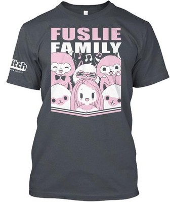 Fuslie Family T-Shirt Made in the USA Size S to 5XL