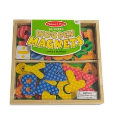 Melissa Doug Magnets-in-a-Box Letters Numbers