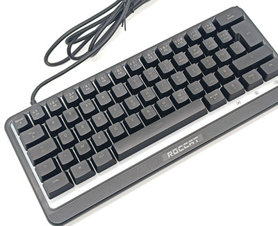 ROCCAT Magma Mini kabelgebundene Gaming Tastatur - Schwarz AZERTY Französisch