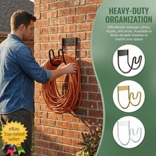 1Pcs Outdoor Garden Hose Pipe Holder Hanger Wall-Mounted Water Storage Hook Rack