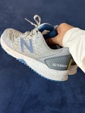 Return Item New Balance Men's Nitrel V3 Trail Running Shoe 9, Grey/Blue 