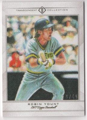 Robin Yount 2016 Topps Transcendent Reproduction Art Sketch Card 1977 /65