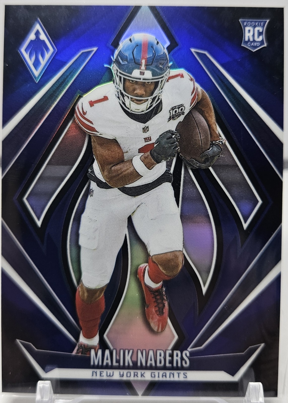 MALIK NABERS 2024 Panini Phoenix ROOKIE Blue "Color Match" 105/249 #221 GIANTS