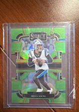 2023 Panini Select - Concourse Bryce Young #14 Neon Green Prizm Die-Cut /599...