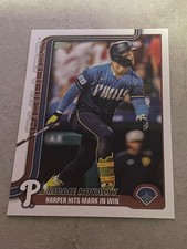 2025 Topps Update Series - Season Highlights Checklist Bryce Harper #US184