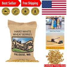 Family Farmed 5 LB Hard White Wheat Berries  Non-GMO  Glyphosate Residue Free