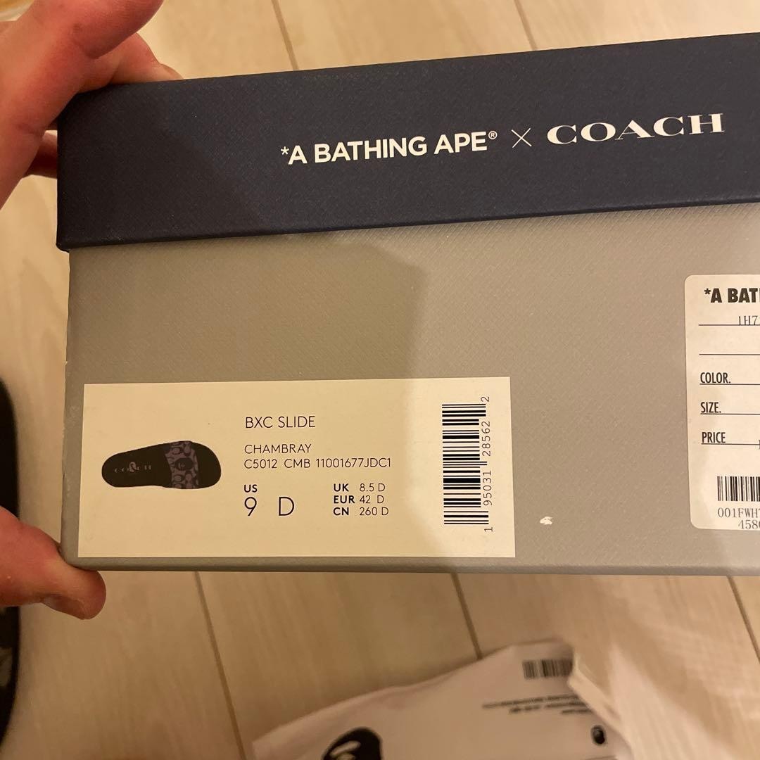 専用ページ2 Extremely rare BAPE and Coach collaboration sandals Size 27cm: | eBay