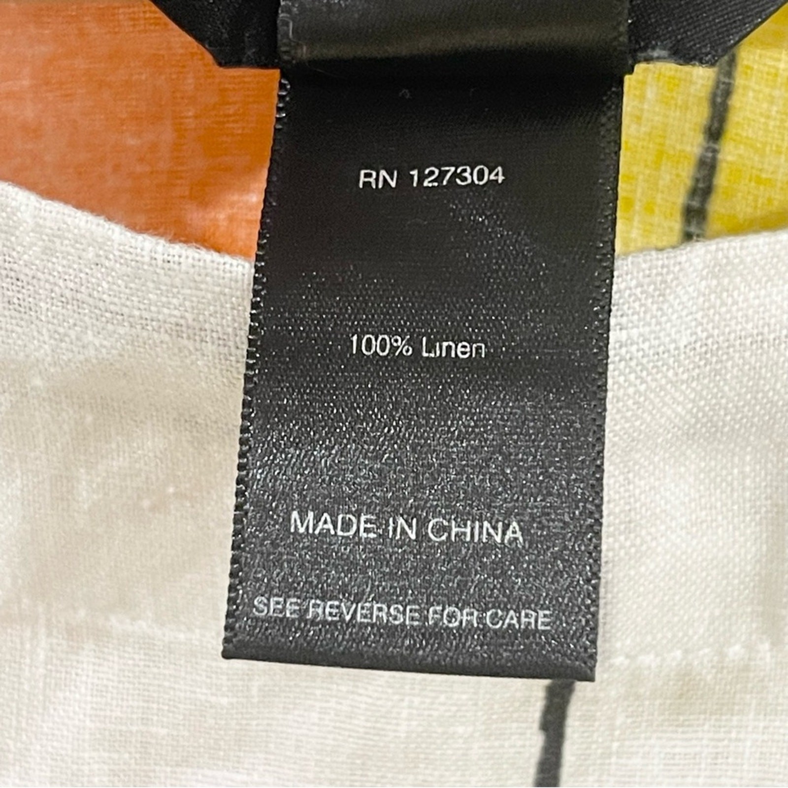 Ali Miles Linen Multicolor Grid Pattern Blouse To… - image 5