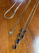 Croce di Gerusalemme 925, 3 fili e collane vintage