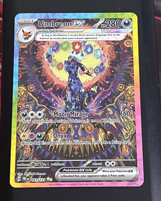 #ad Pokémon TCG Umbreon EX 161 131 Prismatic Evolutions NM $65.40