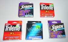 Lot of Vintage Fishing Line   Berkley Trilene, Stren  Berkley Vanish   Assorted