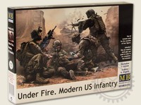 Under Fire. Modern Us Infantry / 1:35 - Masterbox 35193