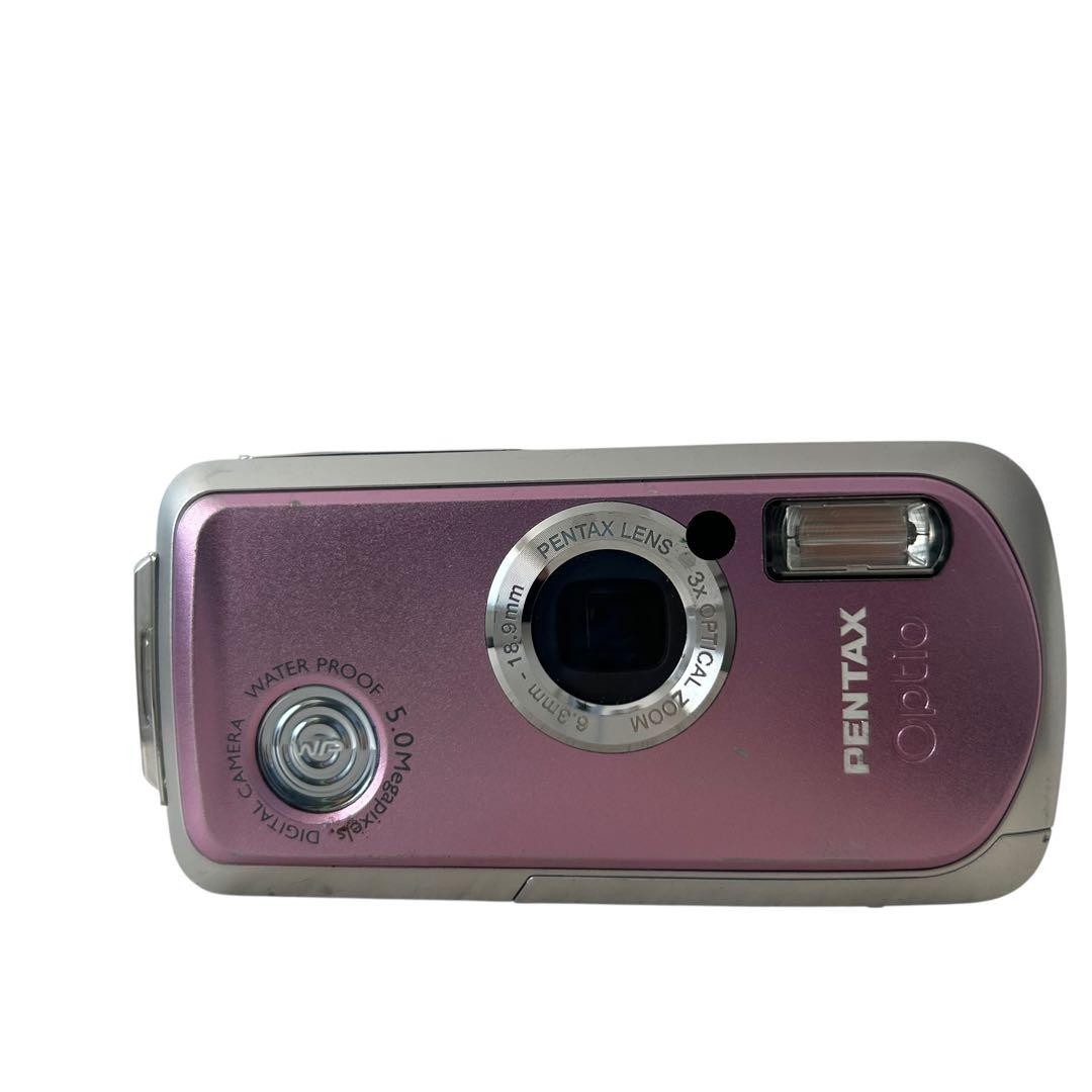Pentax Optio WP Pink Waterproof Digital Camera Used Includes