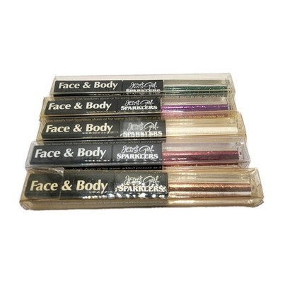 Jesse's Girl Face & Body Sparklers Lot Of 5 NOS Y2K Opal Copper Green Red 