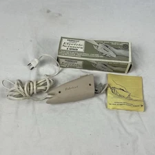 Vintage Fabricut Electric Scissors Fabric Two Speed Original Box TESTED WORKING
