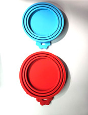 2 Pack Pet Food Can Covers Universal Can Lids Safe/Silicone Dogs Cats and more