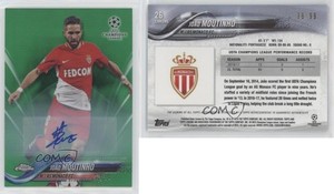 2017-18 Topps Chrome UCL Green Refractor Auto /99 Joao Moutinho #26 Auto