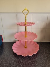 Three tier Cake Stand Plastic Dessert Stand Cupcake Holder Fruit Tray High Tea