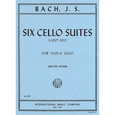 Bach, J.S. - 6 Cello Suites, BWV 1007-1012 - Viola solo - by Milton Katims - ...