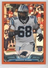 2013 Topps Chrome Retail Orange Refractor Kawann Short #174 6s3