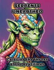 Serpents Unearthed: Coloring the Threat of the Reptilians by Colorzen Paperback