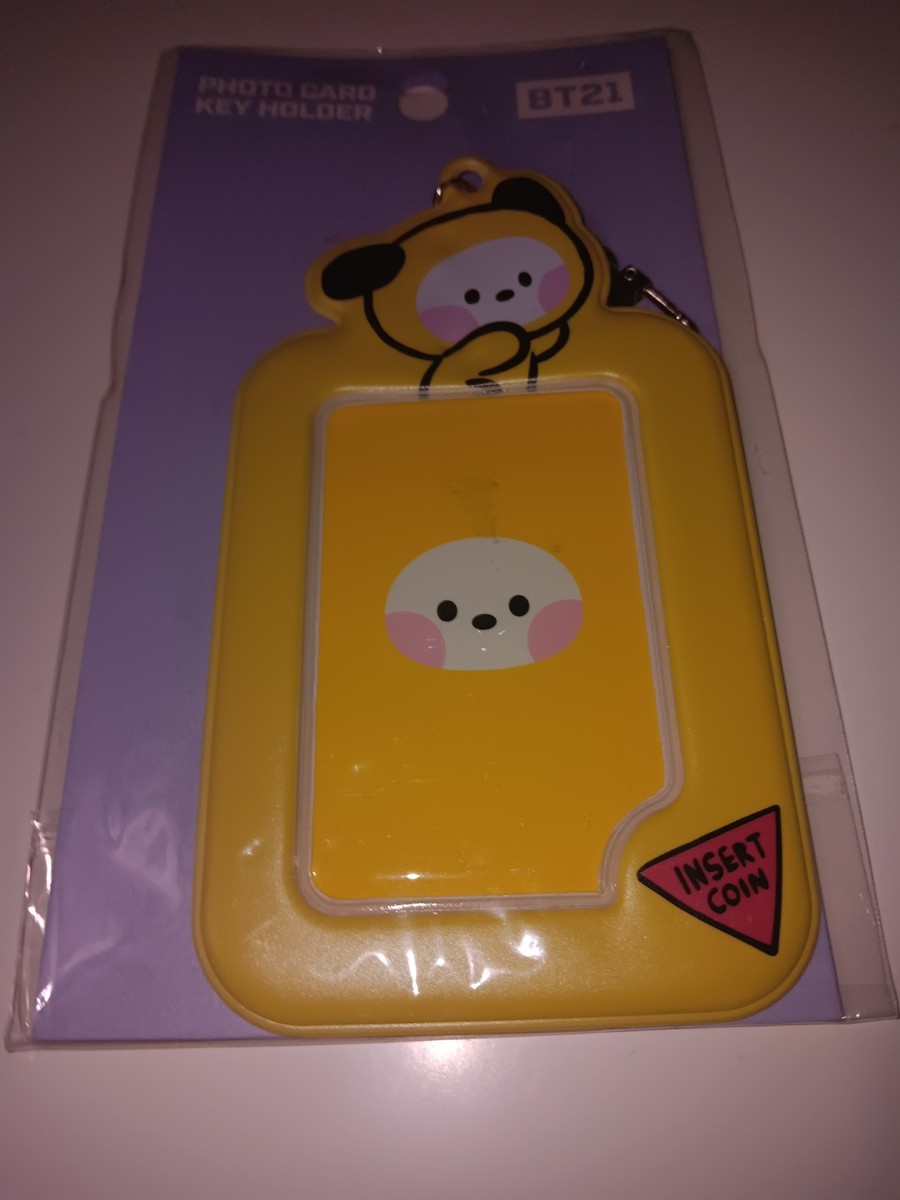 NWT Official BT21 CHIMMY Photo Card Key Holder BTS JIMIN | eBay