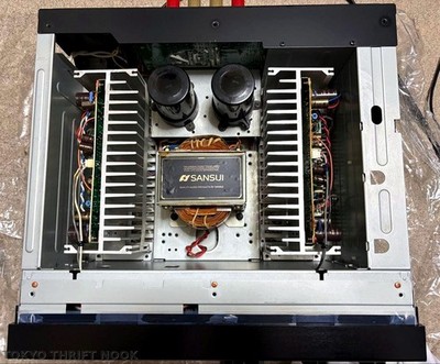 [Serviced] Sansui AU-alpha 607KX Integrated Amplifier 1992 Japan Black Tested