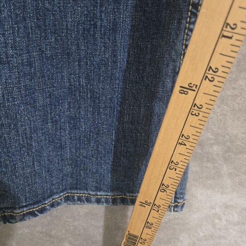 Wrangler Retro Slim Boot Cut Jeans Mens 32x30 Blue Stretch Western Cowboy Chore - Picture 8 of 9