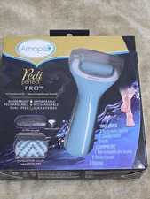 Amope Pedi Perfect Pro Waterproof Rechargeable Foot File New In Box