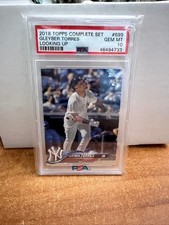 2018 TOPPS COMPLETE SET LOOKING UP #699 GLEYBER TORRES ROOKIE RC PSA 10