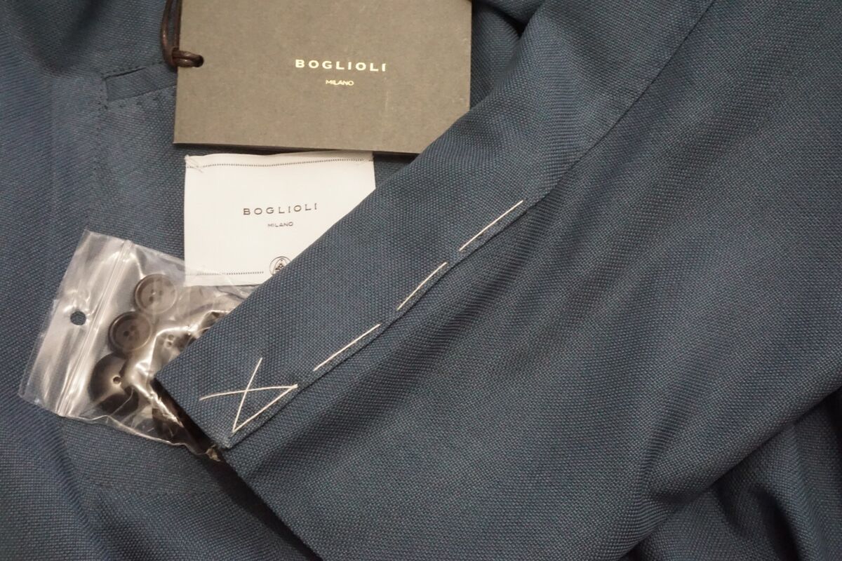 Boglioli K Jacket Teal Lightweight Wool Unstructured Sport Boglioli K Jacket Teal Lightweight Wool Unstructured Sport