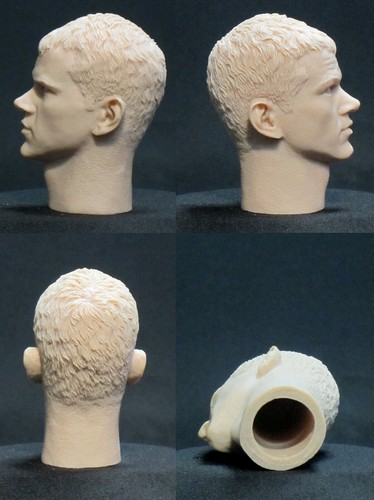 V-158 MATT DAMON CUSTOM RESIN UNPAINTED HEAD SCULPT Action figures 1/6 scale. - Picture 2 of 3