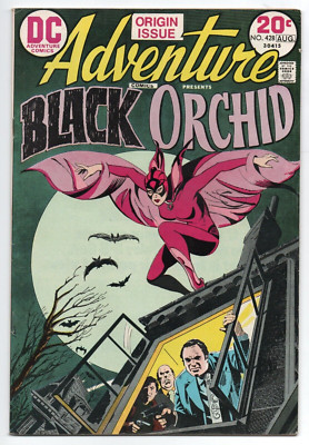 ADVENTURE COMICS 428 - 1st APP BLACK ORCHID (BRONZE AGE 1973) - 8.0