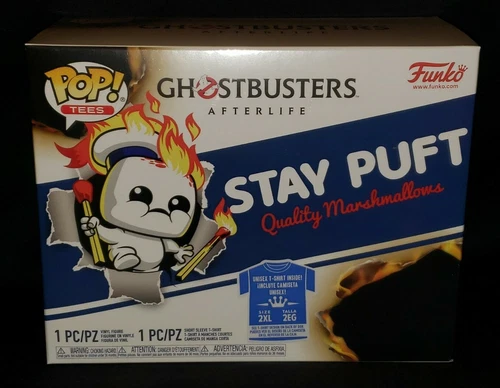 Funko Pop! & Tee Ghostbusters Mini Puft On Fire GITD Target Excl' Mint Sealed 2X