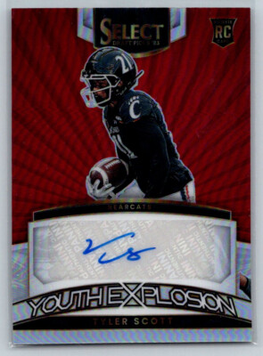 2023 Select Auto Tyler Scott Red Prizm Rookie Youth Explosion RC #YE-TSC TC3273