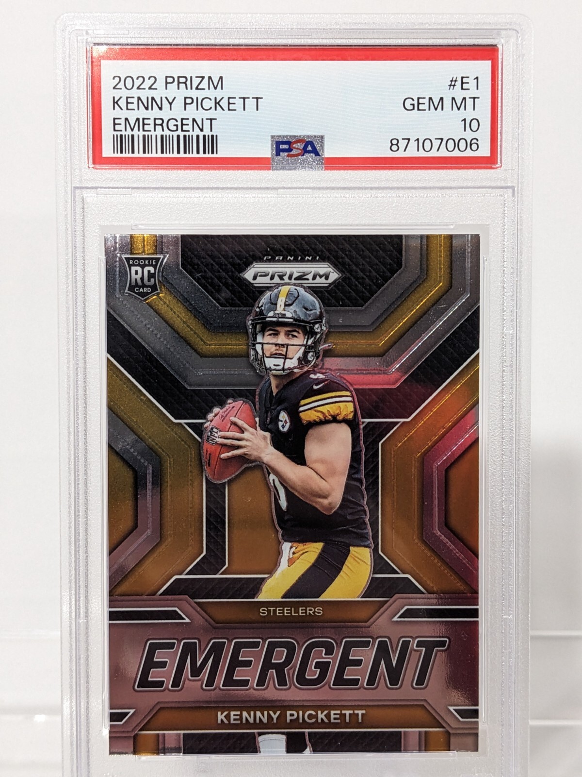Kenny Pickett Panini Prizm Emergent #E1 Base