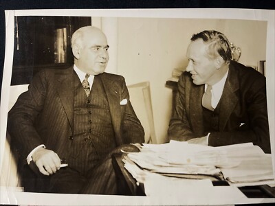 1935 Gov Herbert Lehman New York Requests Relief TYPE 1 - Original Press Photo