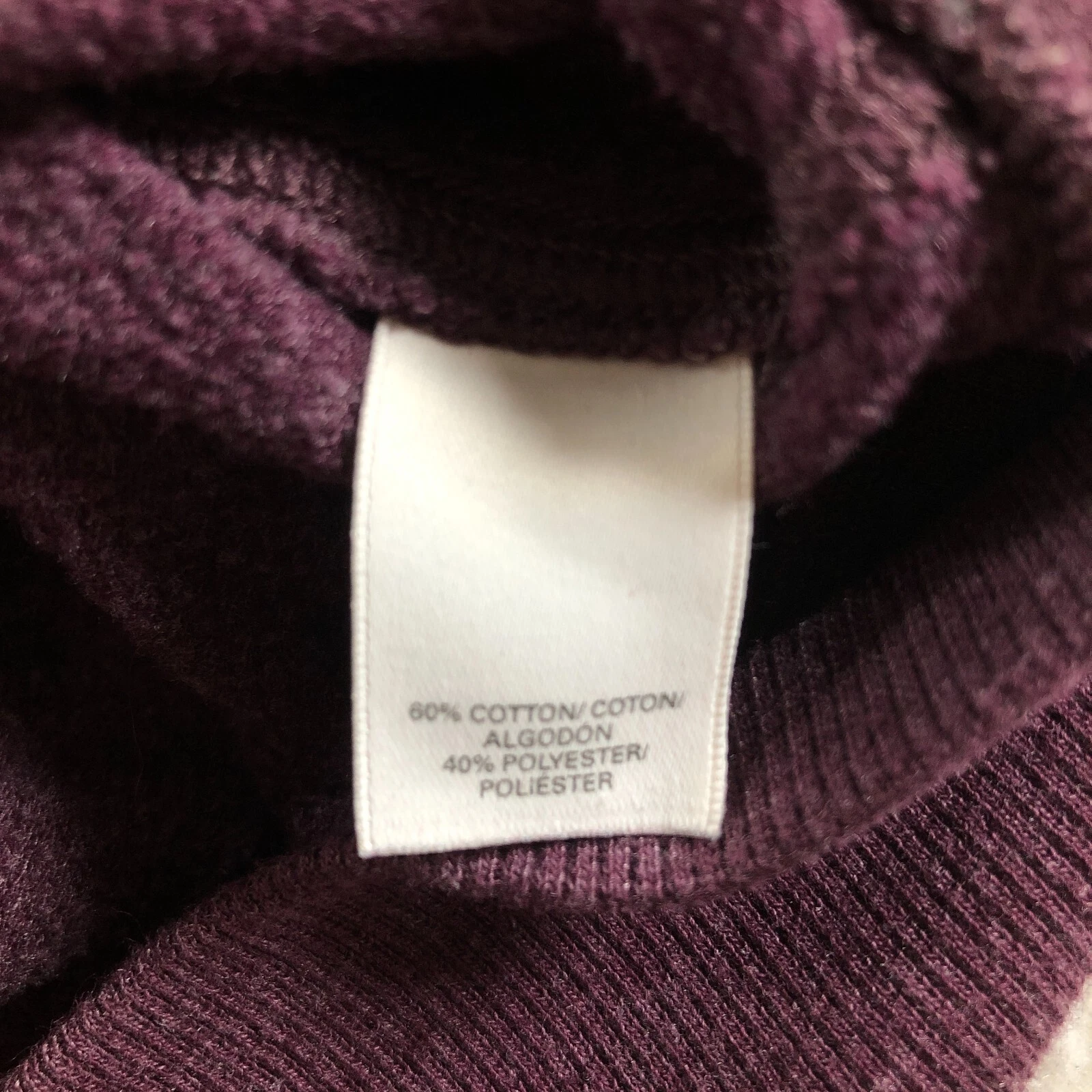 UNDERCOVER Felpa donna Victoria's Secret con cappuccio taglia S viola full zip manica lunga