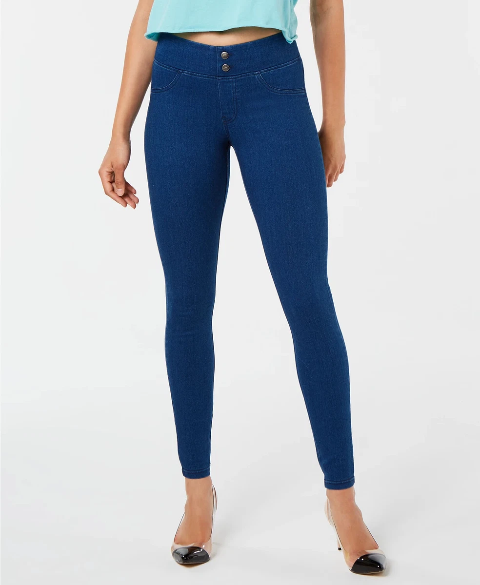 HUE Original Smoothing Denim Leggings Blackdigo Wash Size XXXL (3XL) $44 -  NWT