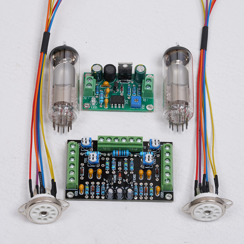 Magic Eye 6E2 Tube Driver Board Kits Dual Channel Audio Level Indicator ...