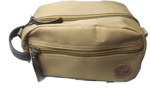 Timberland Canvas Travel Kit Khaki 1 