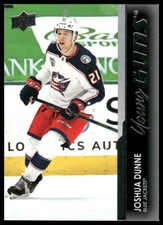 2021-22 Upper Deck #218 Joshua Dunne Young Guns