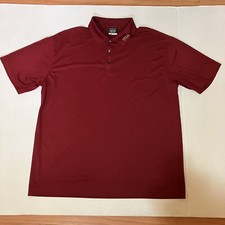 Nike Golf Mens Size XL Red Polo Dri-fit Collared Shirt