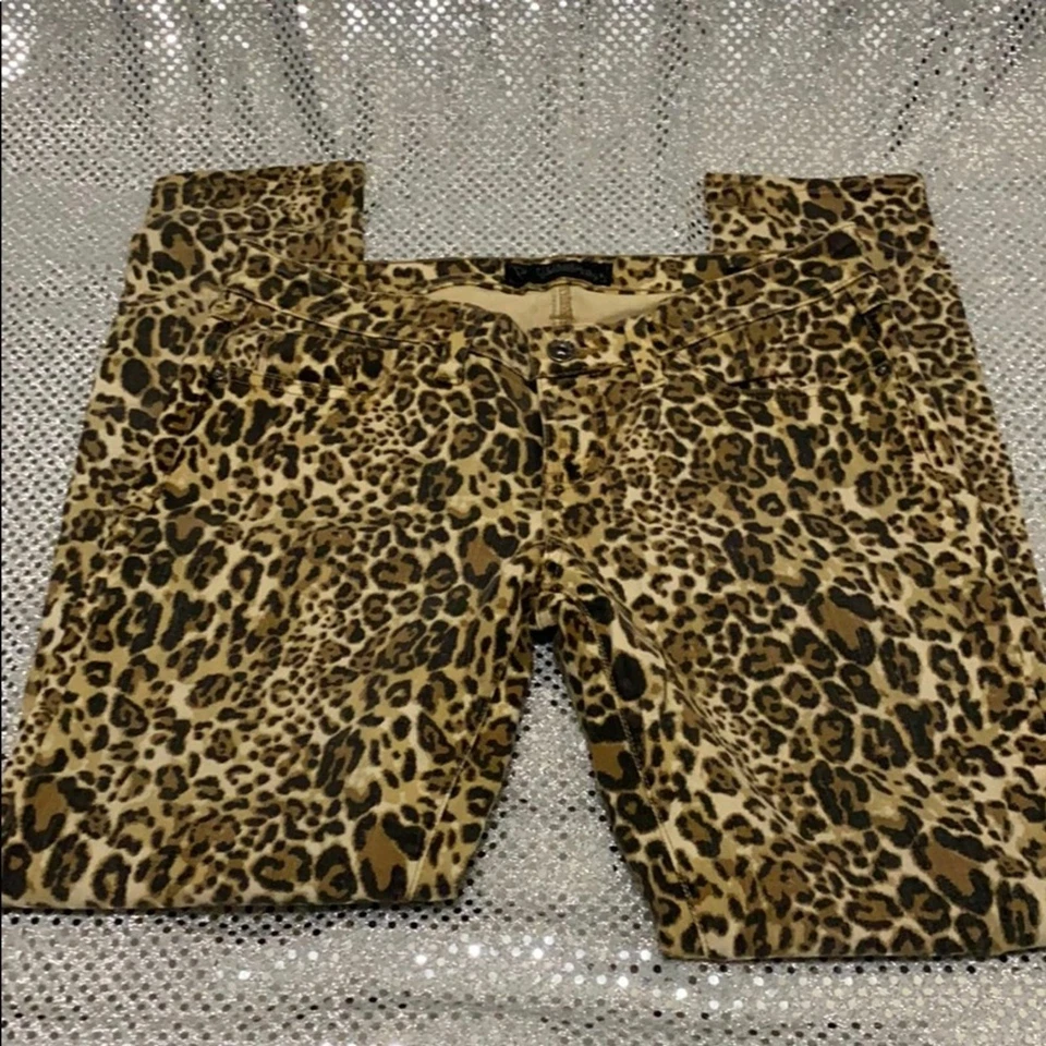 Guess Brittney-skinny leopard jeans size 27