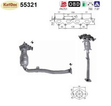 ✅ Katalysator für Fiat Bravo 2, 1.4, LPG, 66kW, Euro 5