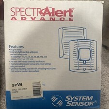 Honeywell System Sensor Spectralert SPW White Wall Speaker New In Box