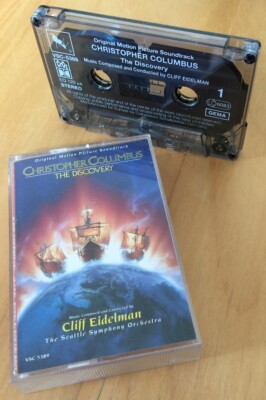 CHRISTOPHER COLUMBUS THE DISCOVERY SOUNTRACK OST CASSETTE TAPE CLIFF EIDELMAN