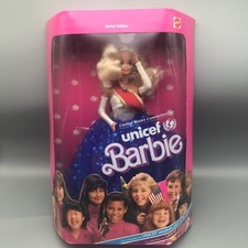 1989 1920 Barbie UNICEF Doll Blonde Special Edition New in Box Vintage