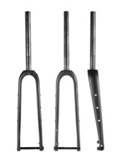 700C 45C Carbon fiber Road Cyclocross Bike Gravel Fork 1 1/8 Disc 12mm Thru axle