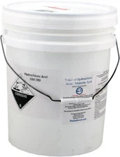 Duda Energy Industrial Grade Hydrochloric Muriatic Acid, 32% Concentration